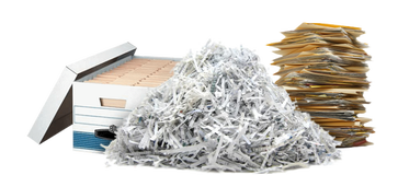 Christie Lane document destruction and shredding service, paper, hard drives, files